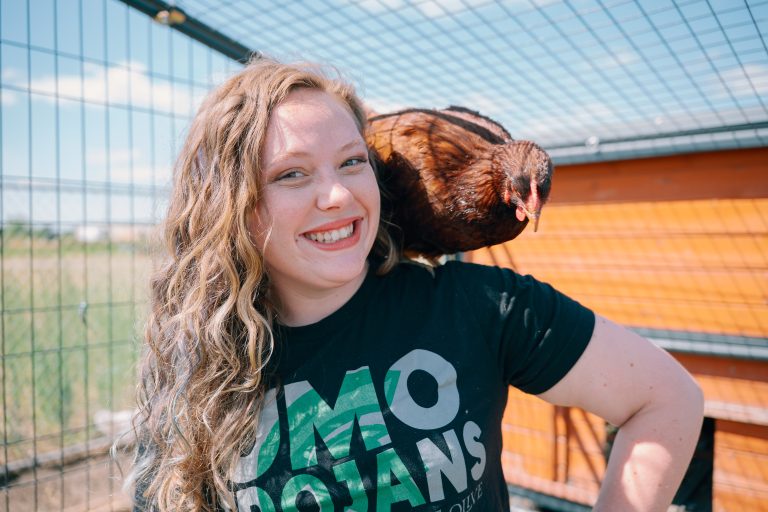UMO’s Madison Champagne Prepares for Career in Rural Veterinary Care