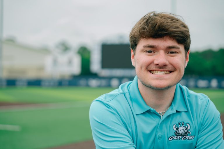 UMO Graduate Adam Hill is the Voice of the Cape Fear Ghost Crabs