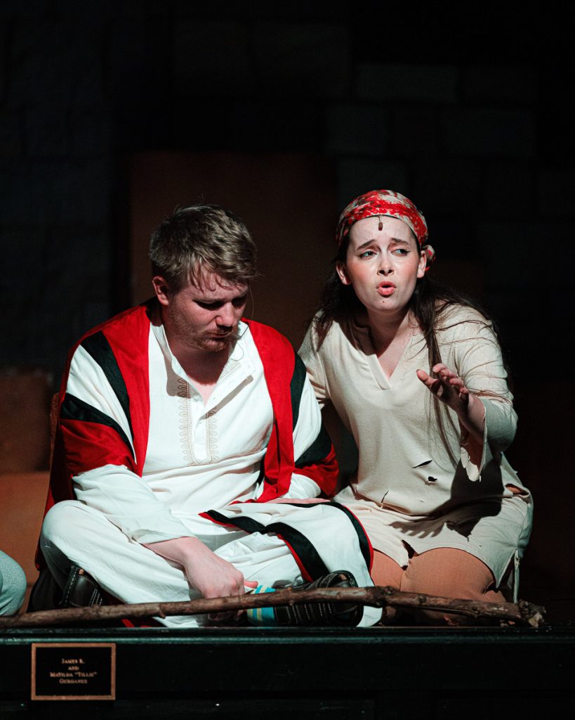 Two UMO Arts Students performing The Prince of Egypt